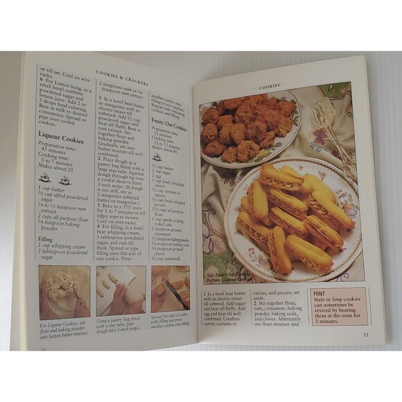 Irresistible Cookies & Crackers Hawthorn Series Vintage Cookbook Recipes 1992 - Picture 6 of 9
